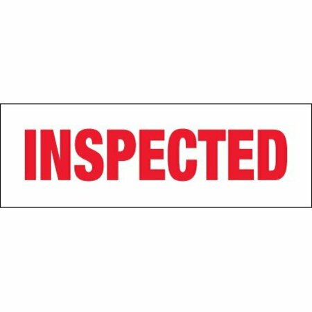 BSC PREFERRED 3'' x 110 yds. - ''Inspected'' Tape Logic Pre-Printed Carton Sealing Tape, 24PK T905P14